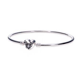 Pandora Moments Heart & Butterfly Bangle